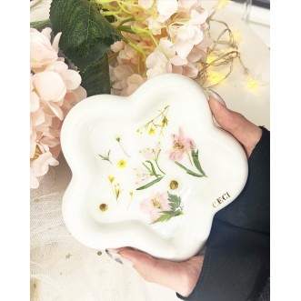 押花心心／花朵置物盤工作坊