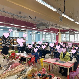 與中心和學校合作舉辦手工藝活動介紹
