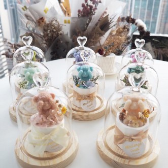 熊仔蠟燭擴香石杯禮品