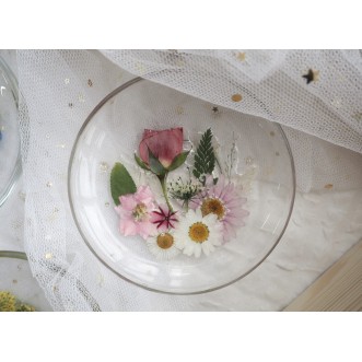 押花碟手作禮品訂製(附禮盒)
