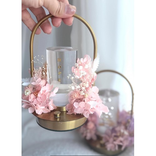 夢幻永生花座台燈工作坊